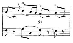 Acciaccatura example 6