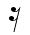 Pause semiquaver