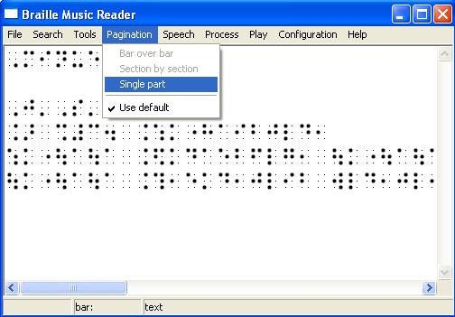 Pagination single part